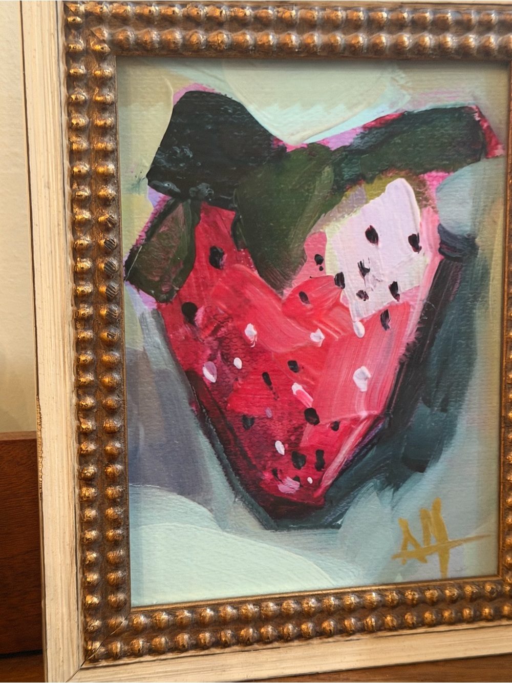 Framed Strawberry Wall Art - Picture 3 of 4